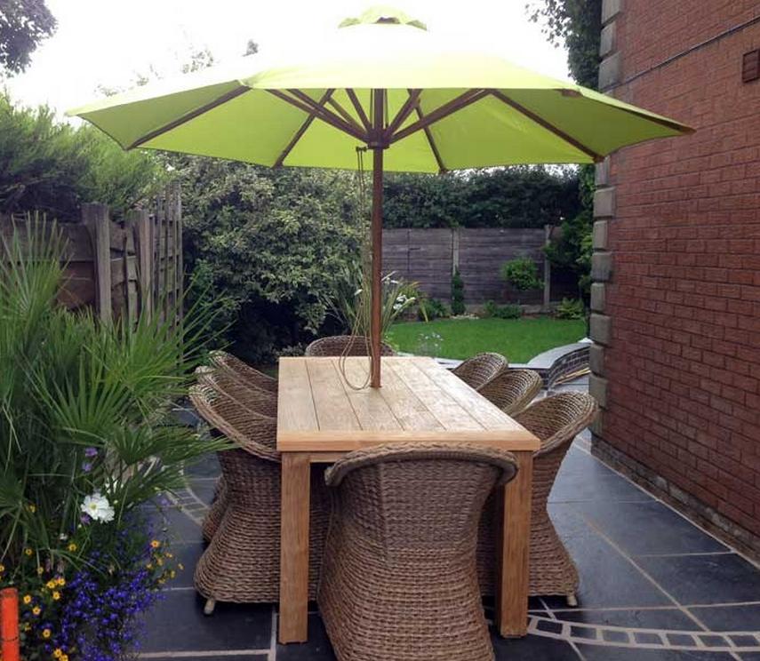 Rattan and Teak look great in and around Summer Houses