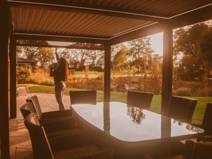 Eclipse 6 X 3m LED Motorised Pergola | Free Standing