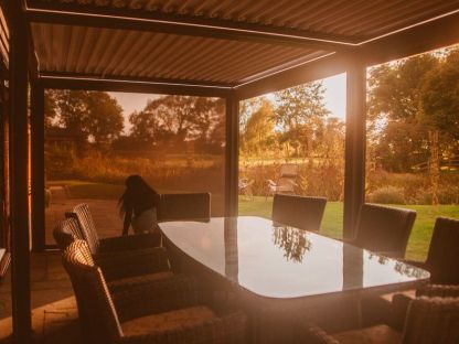 Eclipse 6 X 3m LED Motorised Pergola | Free Standing