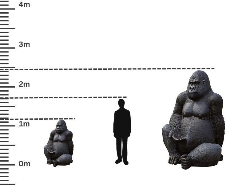 Gus the Giant Gorilla Ornament-Garden Furniture Centre-HighRange,Ornaments,Ornaments Accessories,Accessories,Black Friday Month-{collection_title}