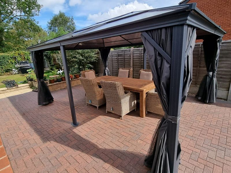 Four Seasons Sedona Gazebo 3.65 x 4.86m | November Offers-Garden Furniture Centre-Free Install,HighRange,Gazebos,Metal Gazebos,All Seasons Gazebos,All Seasons Gazebo Range,All Seasons Range,Sale,Monthly Offers-{collection_title}