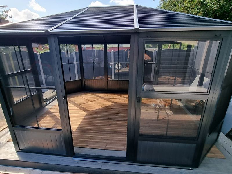 Four Seasons Solarium 12ft x 15ft -Garden Furniture Centre-HighRange,Free Standing,Gazebos,Metal Gazebos,All Seasons Gazebos,Solariums Gazebos,All Seasons Gazebo Range,Garden Rooms Gazebos,Solariums,All Seasons Range-{collection_title}