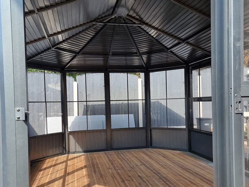 Four Seasons Solarium 12ft x 15ft -Garden Furniture Centre-HighRange,Free Standing,Gazebos,Metal Gazebos,All Seasons Gazebos,Solariums Gazebos,All Seasons Gazebo Range,Garden Rooms Gazebos,Solariums,All Seasons Range-{collection_title}