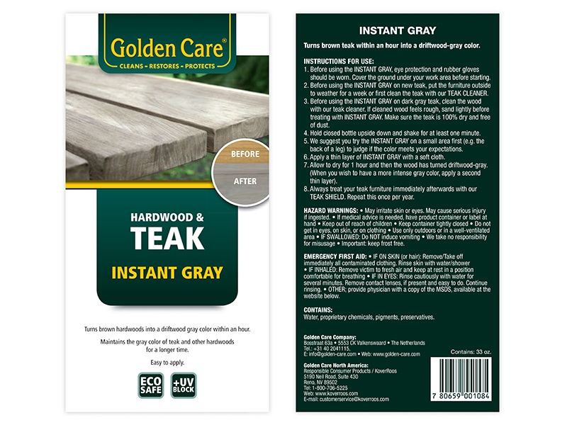 Golden Care - Instant Grey (1 litre) 