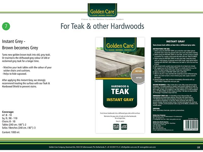 Golden Care - Instant Grey (1 litre) 