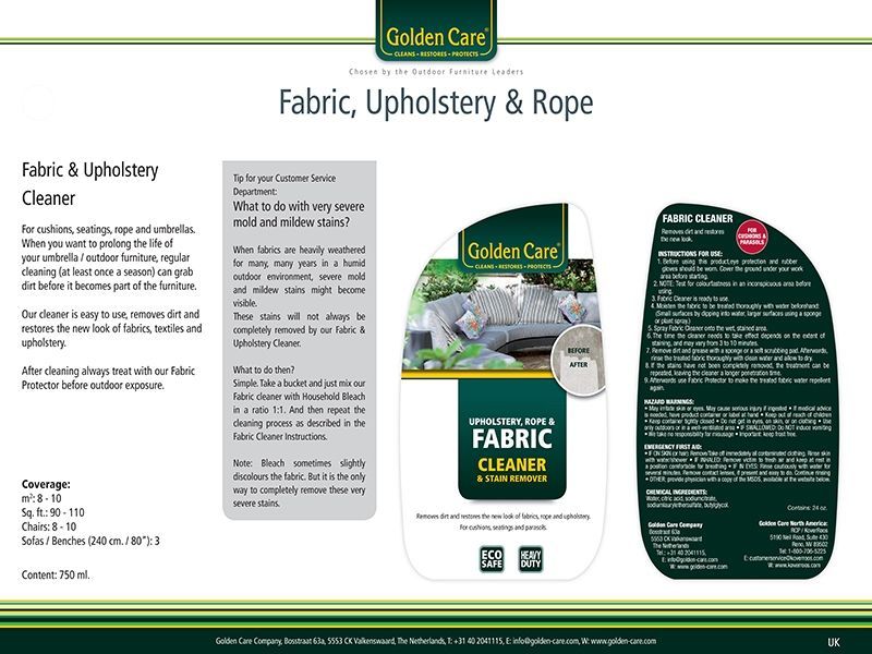 Golden Care 3-in-1 Fabric Maintenance Care-Kit