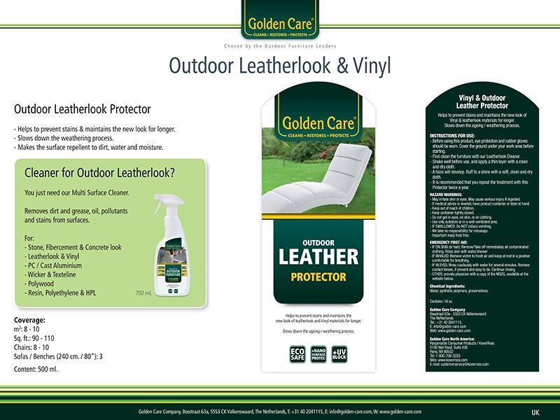 Golden Care Outdoor Leather Protector