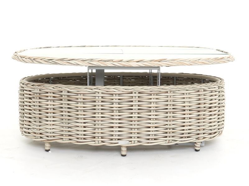 Fiji Extending Coffee Table - Oval-Garden Furniture Centre-MidRange,Rattan,Outdoor Furniture,Rattan Furniture,Fiji Range,Tables,Fiji,Rattan Tables-{collection_title}