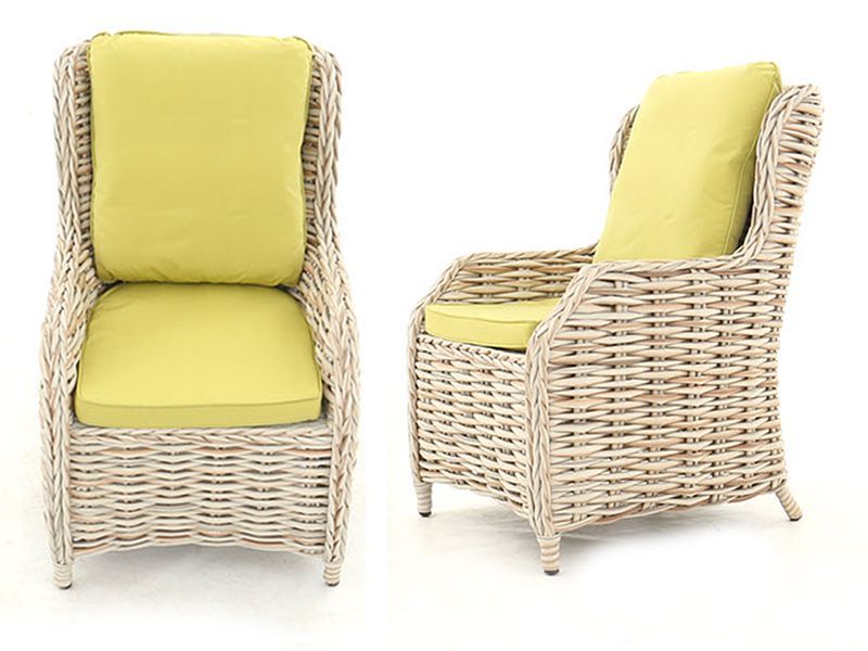 Fiji 6 Chair Chunky Dining Set-Garden Furniture Centre-HighRange,Teak,Tables,Dining Set,Rattan,Rattan Furniture,Fiji Range,Outdoor Dining-{collection_title}