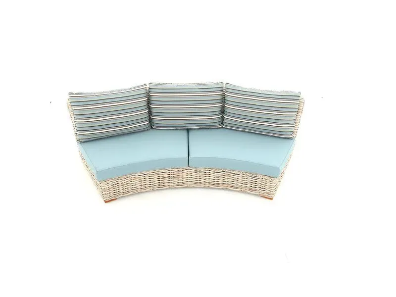 Armless Fiji Curved Sofa -Garden Furniture Centre-HighRange,Corner Lounge Units,Outdoor Lounging,Outdoor Furniture,Rattan Furniture,Fiji Range-{collection_title}