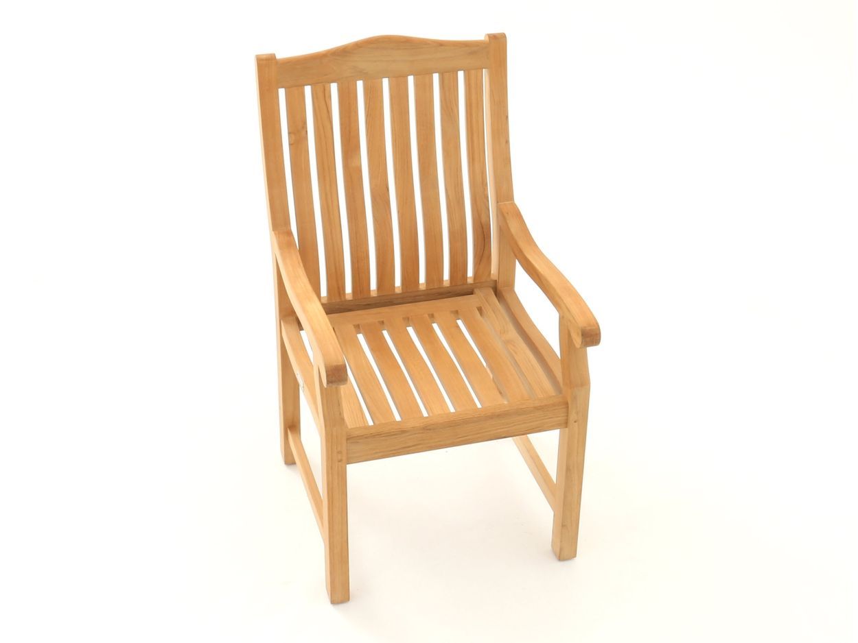 Malvern Teak Armchair | FSC® Certified -Garden Furniture Centre-Indoor Dining,MidInstock,instock,MidRange,Dining Chair,Showroom exdis,Teak,Outdoor Furniture,Teak Garden Furniture,FSC®,Outdoor Dining,Teak Chairs-{collection_title}