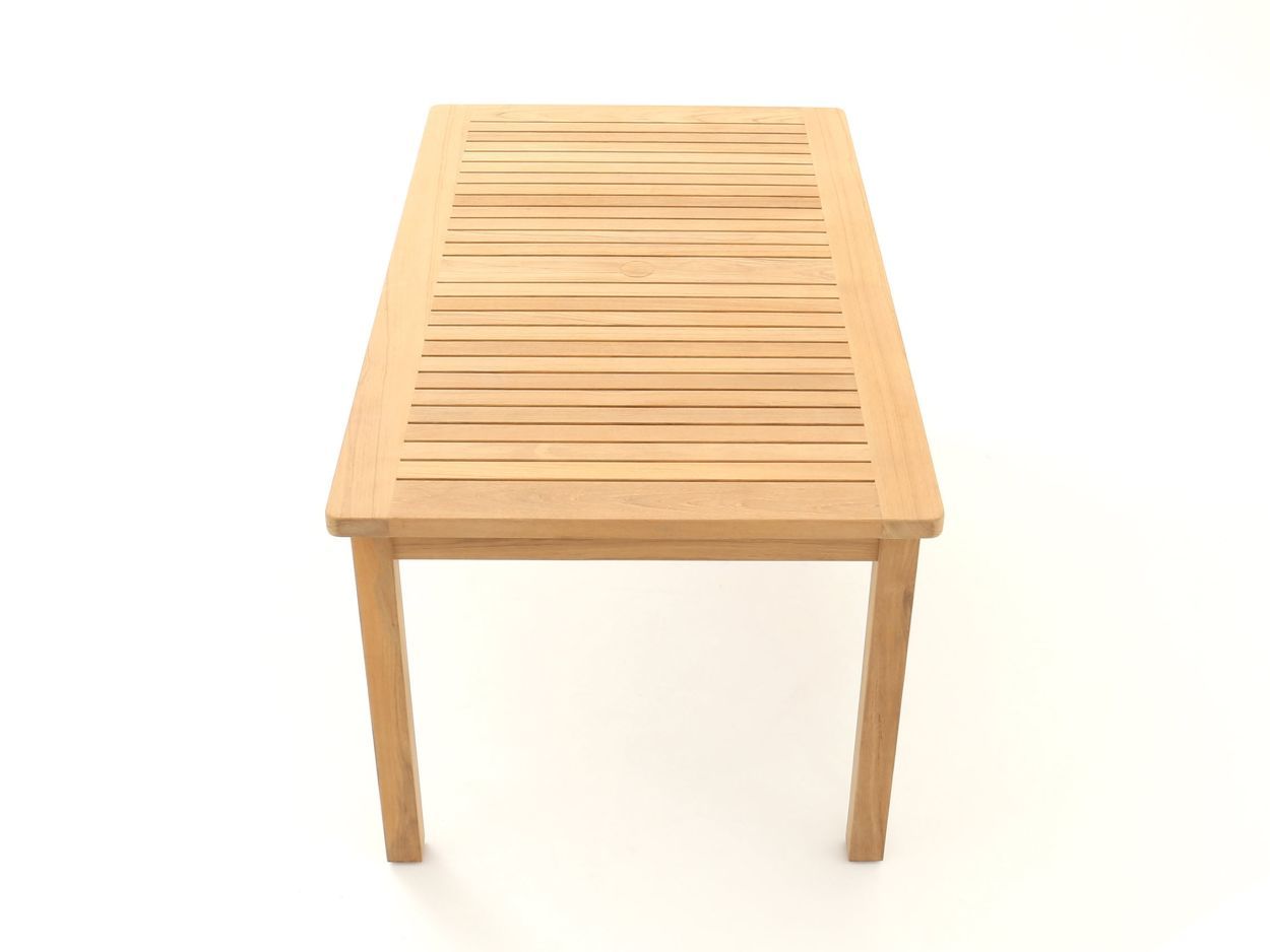 Adonis Rectangular Table | FSC® Certified | 1.9m-Garden Furniture Centre-MidInstock,instock,MidRange,Dining Table,Outdoor Dining,Outdoor Furniture,Teak Garden Furniture,Teak,Tables,Teak Tables-{collection_title}
