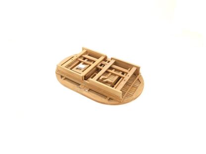 Chunky Oval Extending Teak Table | FSC® Certified