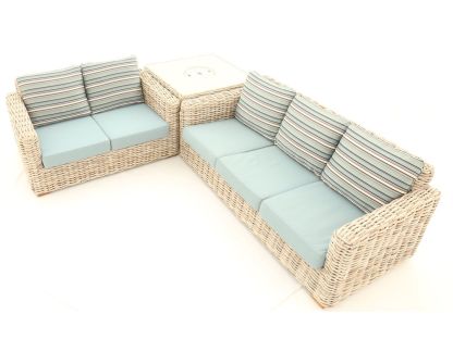 Fiji Corner Table & Sofa Set
