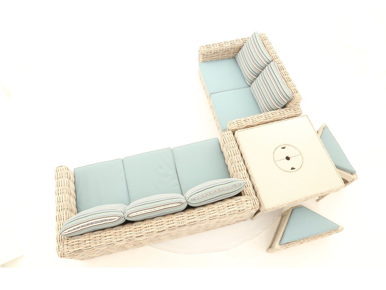 Fiji Corner Table & Sofa Set