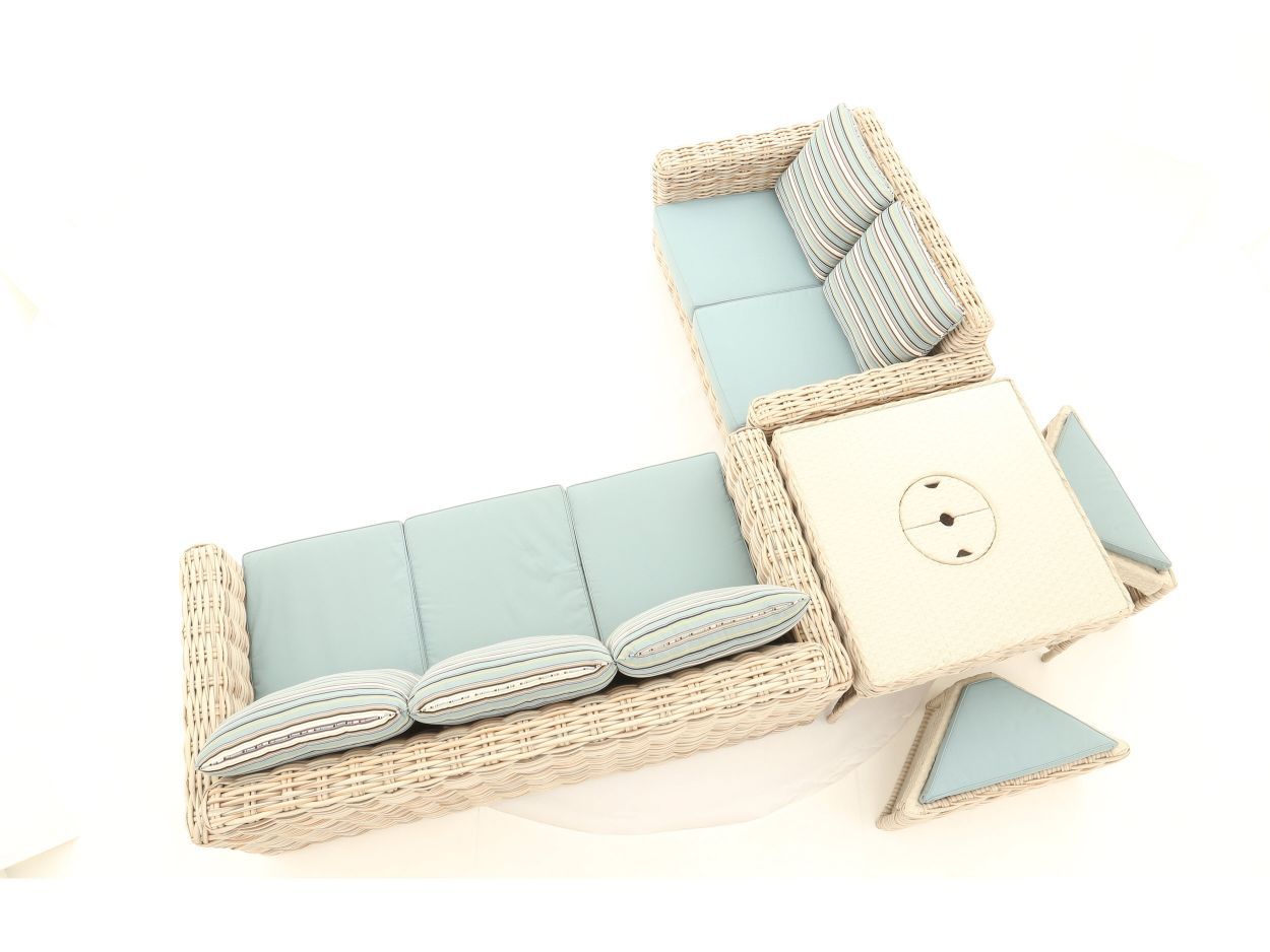 Fiji Corner Table & Sofa Set