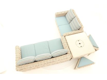 Fiji Corner Table & Sofa Set