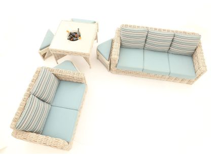 Fiji Corner Table & Sofa Set