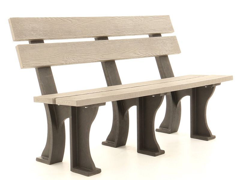 Eco Park Bench 1.5m-Garden Furniture Centre-MidInstock,instock,MidRange,Active,park benches,Benches,Outdoor Furniture,Eco Bench Range,Recycled Eco-Benches,Memorial Benches-{collection_title}