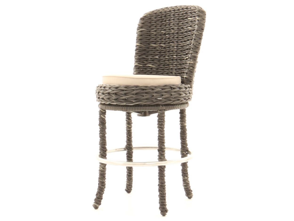 Midnight Montana Swivel Bar Chair-Garden Furniture Centre-MidRange,Outdoor Dining,Outdoor Furniture,Rattan Furniture,Bars & Bar Sets,Montana Range,Rattan,Rattan Chairs,Fiji-{collection_title}