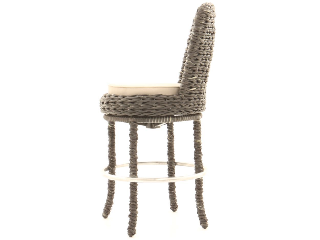 Midnight Montana Swivel Bar Chair-Garden Furniture Centre-MidRange,Outdoor Dining,Outdoor Furniture,Rattan Furniture,Bars & Bar Sets,Montana Range,Rattan,Rattan Chairs,Fiji-{collection_title}