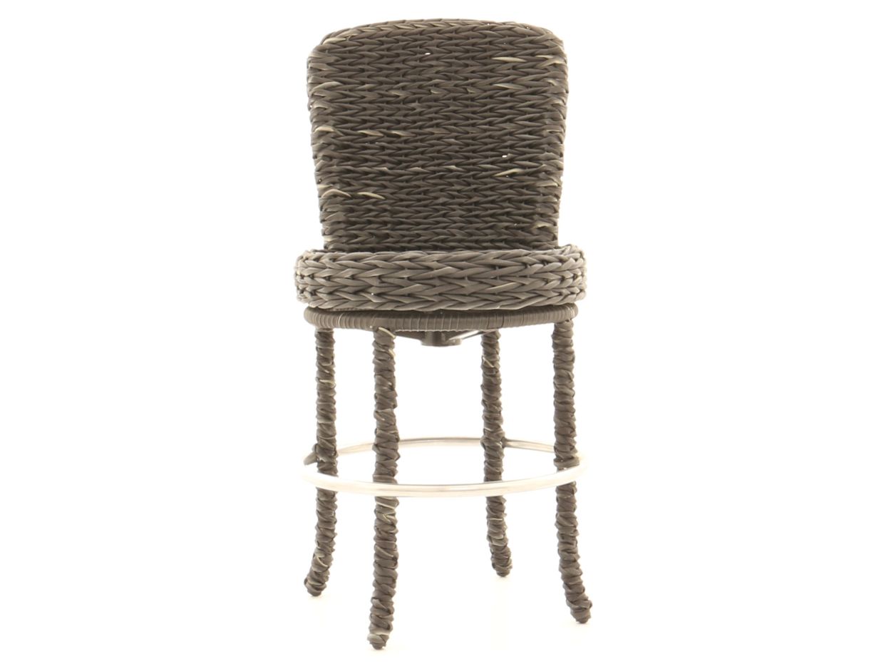 Midnight Montana Swivel Bar Chair