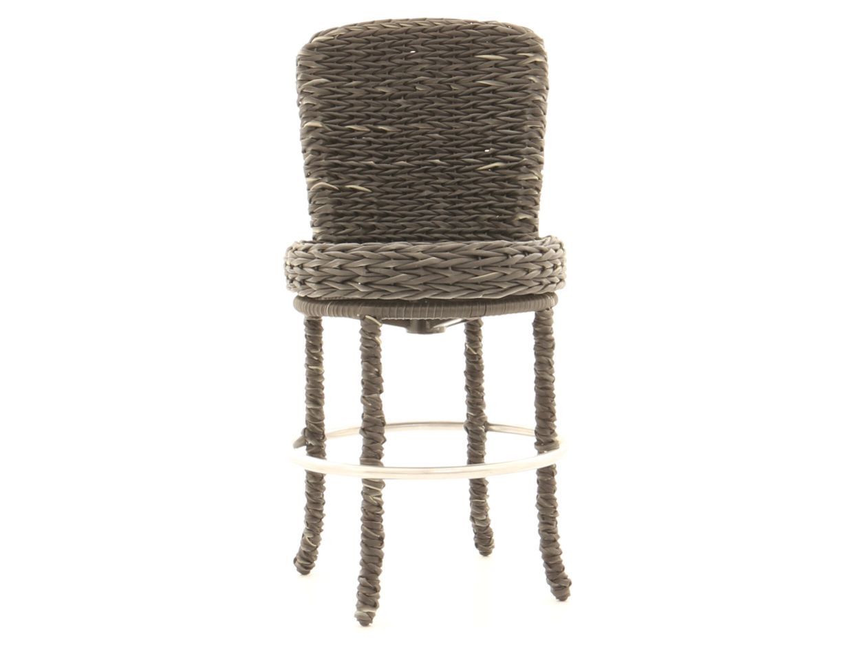 Midnight Montana Swivel Bar Chair