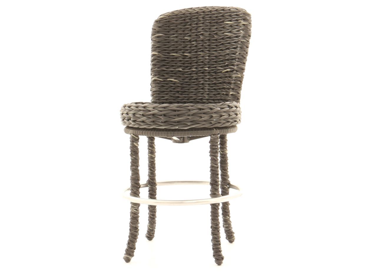 Midnight Montana Swivel Bar Chair-Garden Furniture Centre-MidRange,Outdoor Dining,Outdoor Furniture,Rattan Furniture,Bars & Bar Sets,Montana Range,Rattan,Rattan Chairs,Fiji-{collection_title}