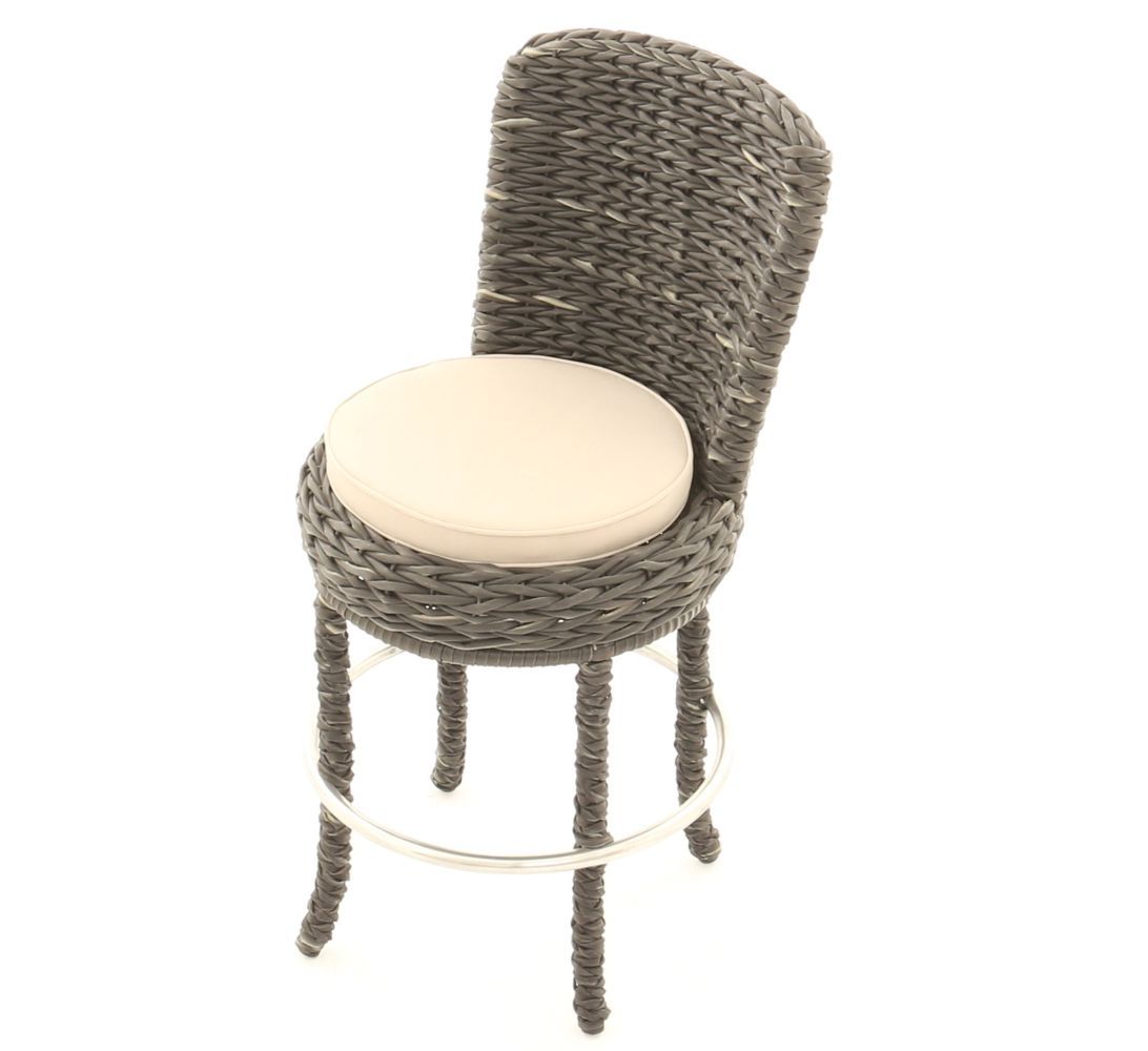 Midnight Montana Swivel Bar Chair