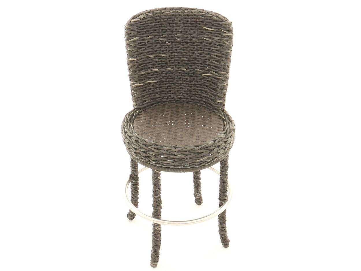 Midnight Montana Swivel Bar Chair