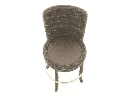 Midnight Montana Swivel Bar Chair