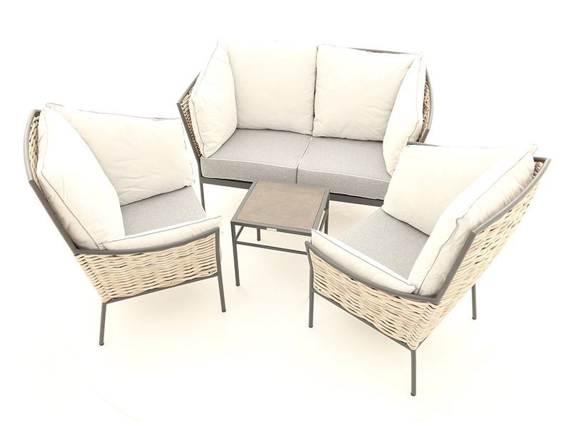 Tahiti Lounge Set -Garden Furniture Centre-HighRange,Outdoor Lounging,Outdoor Furniture,Rattan Furniture,Metal Furniture,Lounge Suites & Sets,Fiji Tahiti Range-{collection_title}