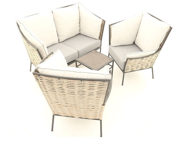 Tahiti Lounge Set -Garden Furniture Centre-HighRange,Outdoor Lounging,Outdoor Furniture,Rattan Furniture,Metal Furniture,Lounge Suites & Sets,Fiji Tahiti Range-{collection_title}
