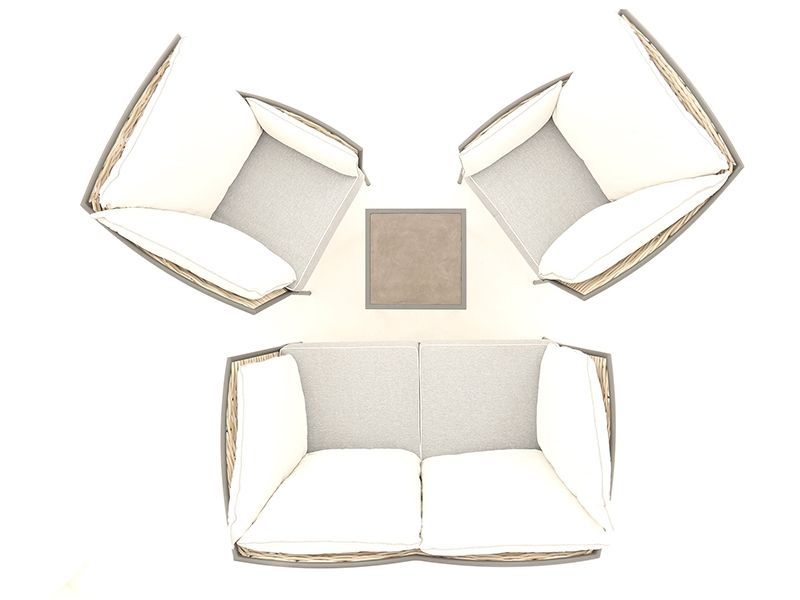 Tahiti Lounge Set -Garden Furniture Centre-HighRange,Outdoor Lounging,Outdoor Furniture,Rattan Furniture,Metal Furniture,Lounge Suites & Sets,Fiji Tahiti Range-{collection_title}