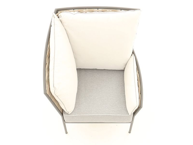 Tahiti Left Arm Chair-Garden Furniture Centre-MidInstock,instock,MidRange,Outdoor Lounging,Outdoor Furniture,Rattan Furniture,Metal Furniture,Balcony & Duo Sets,Metal,Fiji Tahiti Range,Rattan,Rattan Chairs,Metal Chairs-{collection_title}