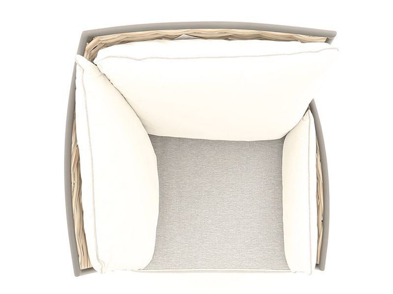 Tahiti Left Arm Chair-Garden Furniture Centre-MidInstock,instock,MidRange,Outdoor Lounging,Outdoor Furniture,Rattan Furniture,Metal Furniture,Balcony & Duo Sets,Metal,Fiji Tahiti Range,Rattan,Rattan Chairs,Metal Chairs-{collection_title}