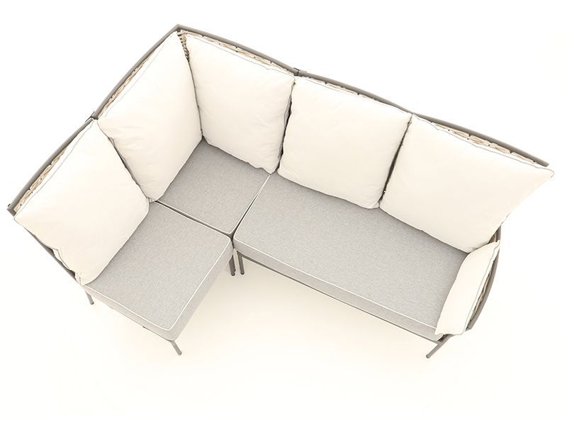 Tahiti Lounge Corner Unit-Garden Furniture Centre-HighRange,Outdoor Lounging,Outdoor Furniture,Rattan Furniture,Metal Furniture,Corner Lounge Units,Metal,Fiji Tahiti Range,Rattan,Rattan Sofas,Fiji,Metal Sofas-{collection_title}