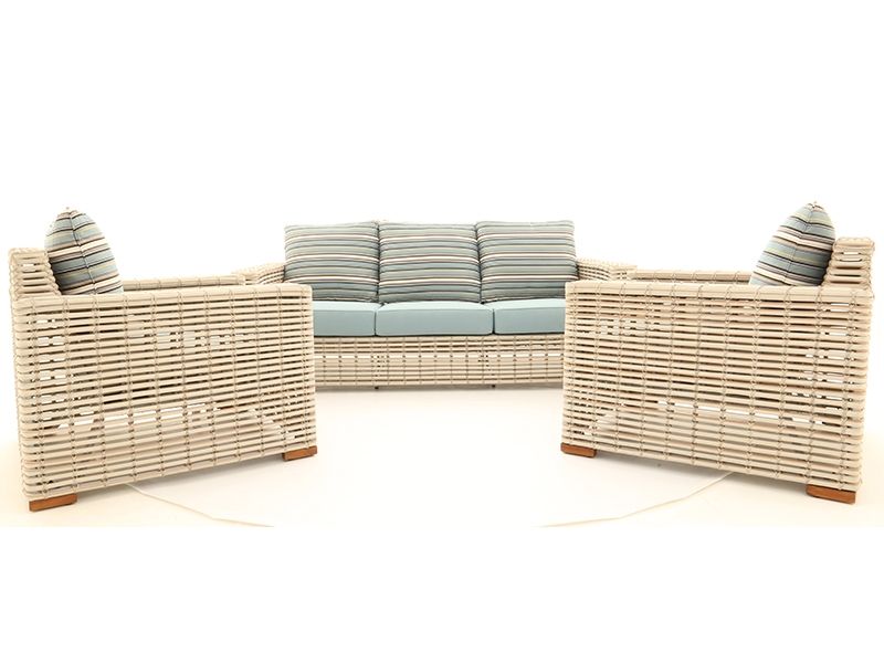 Fiji Pipe 3 Seater Sofa Suite