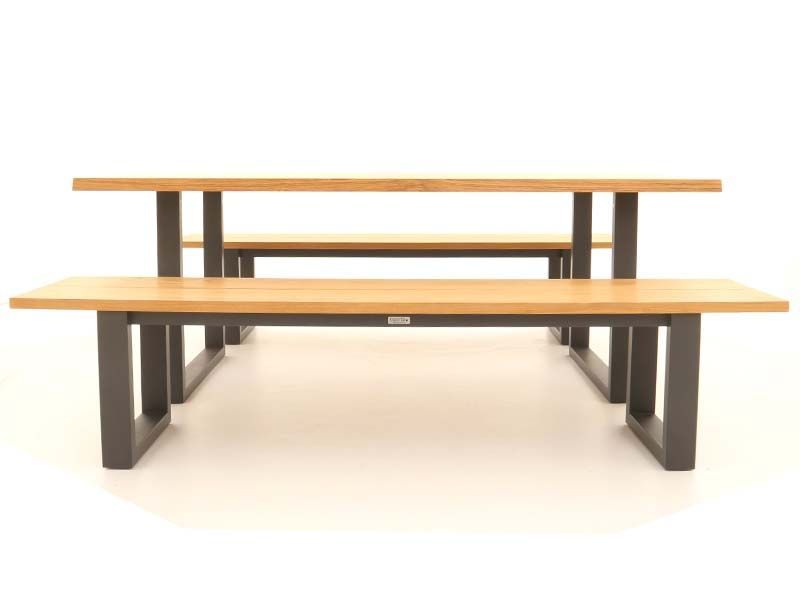 Edge Table Set | FSC® Certified -Garden Furniture Centre-HighRange,Tables,Dining Set,Outdoor Furniture,Teak Garden Furniture,Metal Furniture,FSC®,Outdoor Dining-{collection_title}