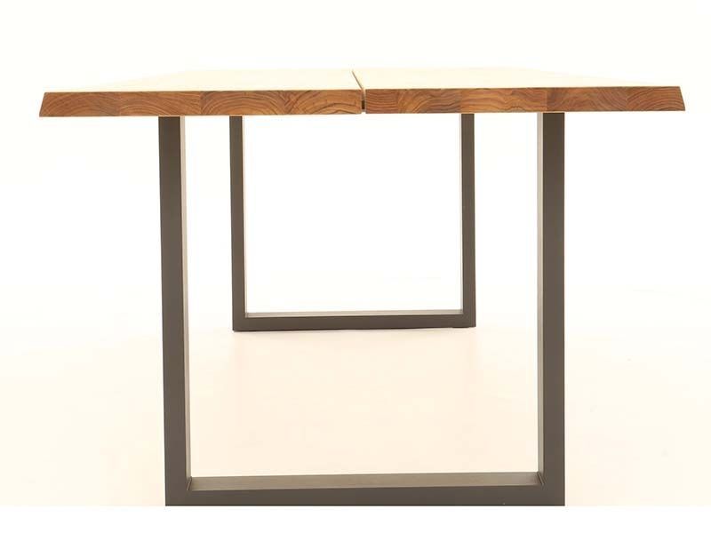 Edge Sense 8 Chair Dining Set | FSC® Certified -Garden Furniture Centre-HighRange,Metal,Tables,Dining Set,Outdoor Furniture,Teak Garden Furniture,Metal Furniture,FSC®,Outdoor Dining-{collection_title}