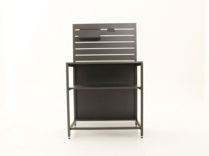 Outdoor Kitchen Unit With Back Shelf
