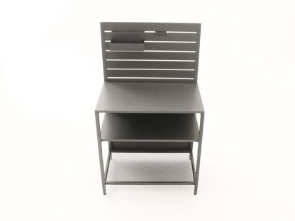 Outdoor Kitchen Unit With Back Shelf