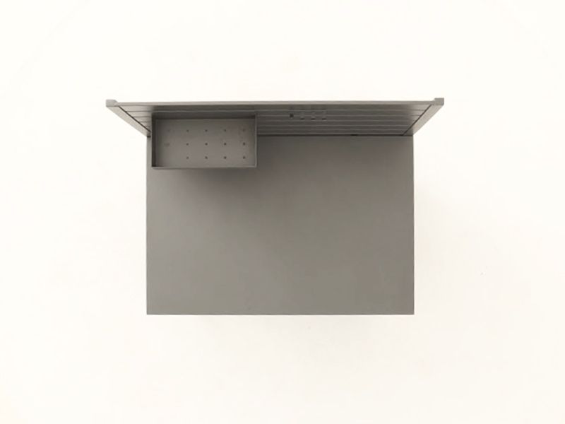 Outdoor Kitchen Unit With Back Shelf