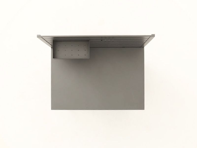 Outdoor Kitchen Unit With Back Shelf-Garden Furniture Centre-MidRange,Accessories,Outdoor Storage,Outdoor Kitchens,Outdoor Kitchen,Modular Furniture-{collection_title}