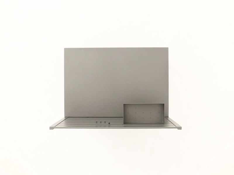 Outdoor Kitchen Unit With Back Shelf