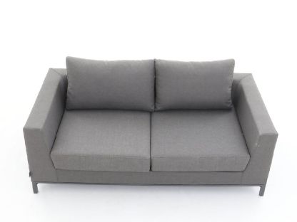 Sicilie Lounge Two Seater Sofa | Anthracite Frame | Ex Display 