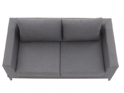 Sicilie Lounge Two Seater Sofa | Anthracite Frame | Ex Display 