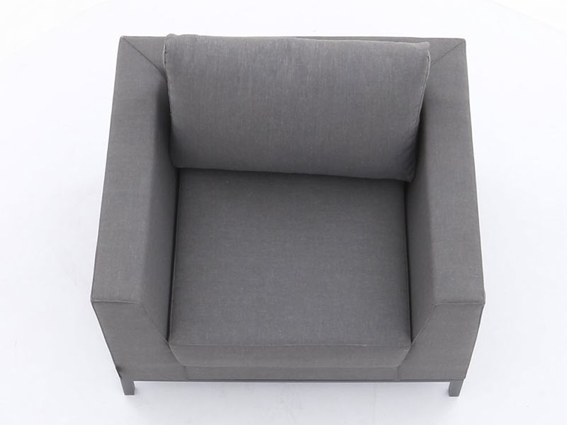 Sicilie Lounge Armchair | Anthracite Frame 
