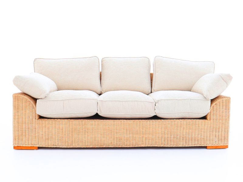 MGM Lichfield 3 Seater Sofa -Garden Furniture Centre-Conservatory Set,Rattan Suites,Sofa,Conservatory,Rattan,Rattan Sofas-{collection_title}