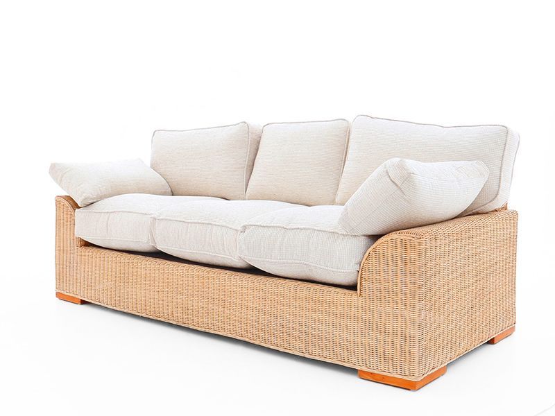 MGM Lichfield 3 Seater Sofa -Garden Furniture Centre-Conservatory Set,Rattan Suites,Sofa,Conservatory,Rattan,Rattan Sofas-{collection_title}